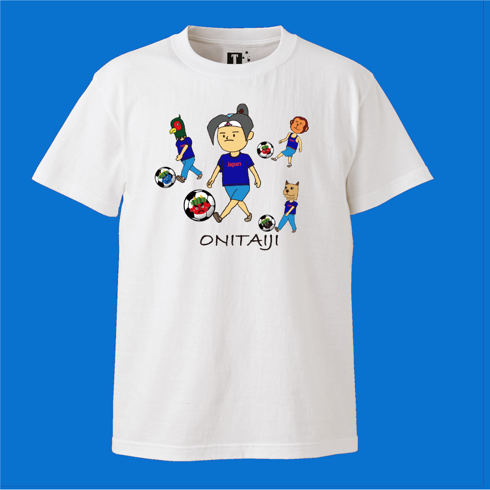 Onitaiji サッカーバージョン Tシャツ Tシャツファクトリー倉敷 オンラインショップ
